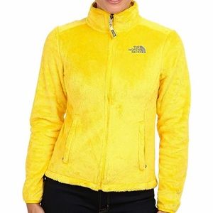 🌼 The North Face Osito yellow jacket size small